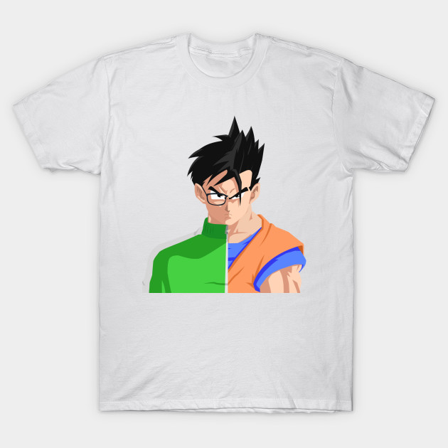 Half Gohan DBS & Half Gohan DBZ T-Shirt-TOZ